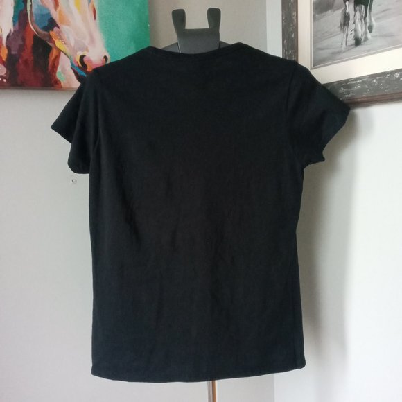 Pretty in Pink Dangerous in Camo black Tee - Picture 2 of 7